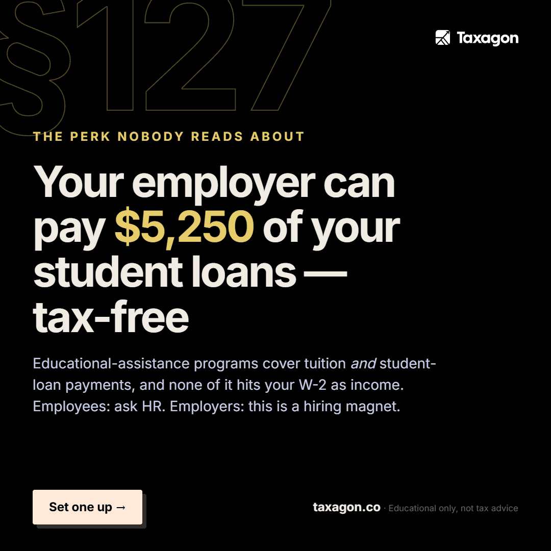 The $5,250 tax-free education benefit